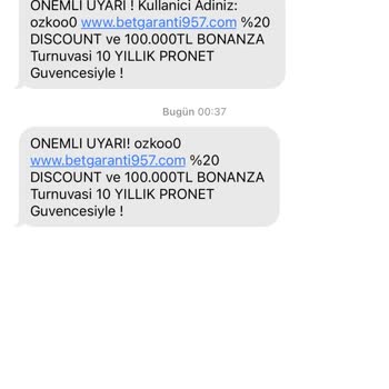 Betgaranti SMS İptali İstiyorum