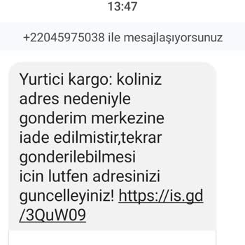 Kargo Adını Kullanan Yanlış Kişiler
