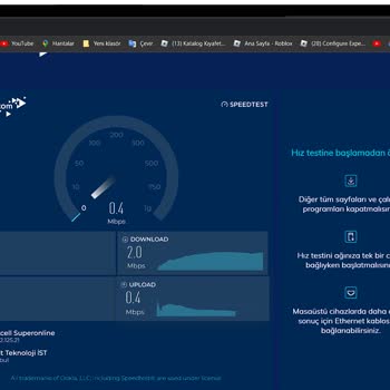 Superonline İnternet Servisinde Hayal Kırıklığı