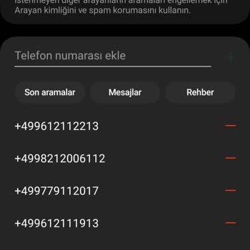 Vodafone +44 Ve +49 İle Başlayan Numaralardan Gelen Mesajlar