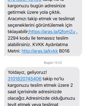 Aras Kargo Kargomu Teslim Etmiyor