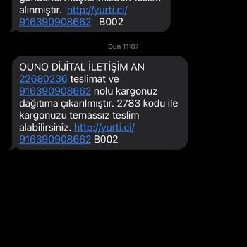 Yurtiçi Kargo Çavuşbaşı Ddn Kargosu Elime Ulaşmıyor Çözüm Lütfen