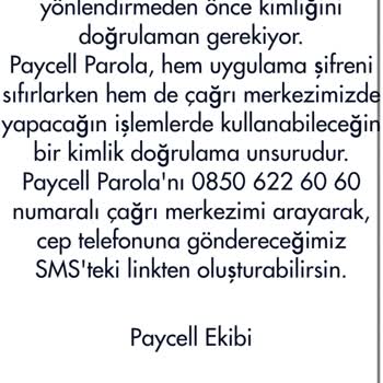 Paycell Sim Kart Bloke Hatası