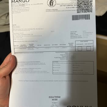 Mango Siparişin Dışında Başka Ürün Gönderilmesi