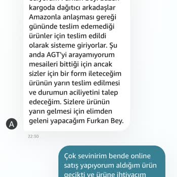 Amazon.com AGT Kargo Mağduriyeti