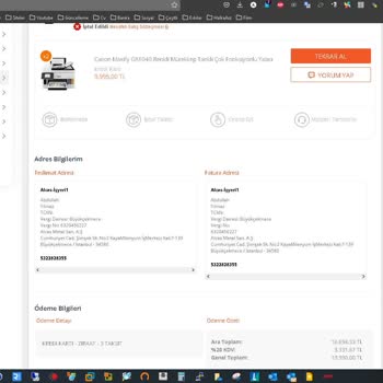 Birnumara.com Ürünün Gönderilmemesi, Ücretin İade Edilmemesi.