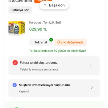 İstoç AVM'den Aldığım Koroplast Mop Seti Kırıldı