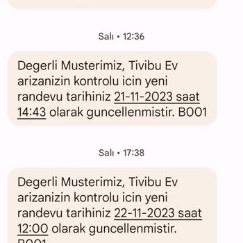 Tivibu Randevuya Uymuyor