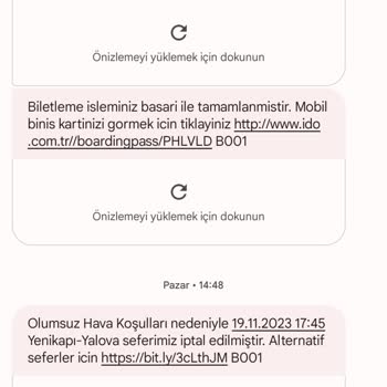 İDO Sefer İptal Etmesi Nedeniyle Para İadesi Yapmıyor