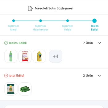 A101 Kapıda Uygulamasında Eksik Ürün Ödenmeyen Para İadesi