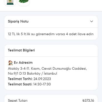 A101 Kapıda Uygulamasında Eksik Ürün Ödenmeyen Para İadesi