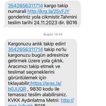 Aras Kargo Yazıbaşı Şubesi Görevlileri Asla Kargo Dağıtmadan İşlem Yapıyor!