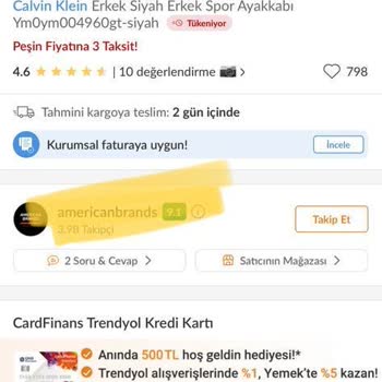 Calvin Klein Kusurlu Ayakkabı Ve Kusurlu İade