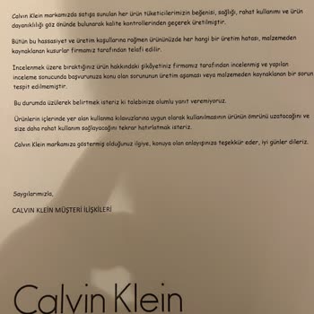 Calvin Klein Kusurlu Ayakkabı Ve Kusurlu İade