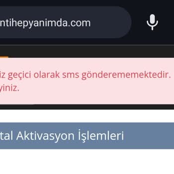 Continental Hep Yanımda Aktivasyon Hatası