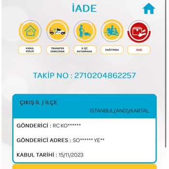 PTT Kargo Kargo Teslimat Sorunu, İade Oldu!