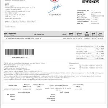 In Street Yanlış Fatura İptali Müşteriyi Yanlış Bilgilendirme