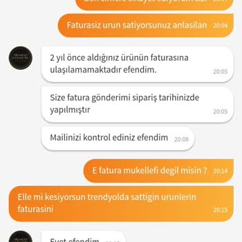 Faturasız Ürün Satan Trendyol