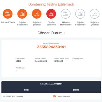 Trendyol Ve Aras Kargo Ürünümü Kaybetti.