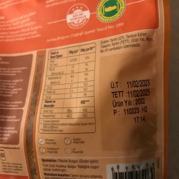 Hasata Pilavlık Bulgur Ambalaj Kokusu Sinmesi