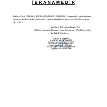 Vodafone Net Vodafone A Borcum Yok Ama Risk Merkezi Raporunda Var Gözüküyor