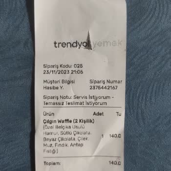Trendyol Yemek Yine Şaşırtmadı, Pw N Waffle