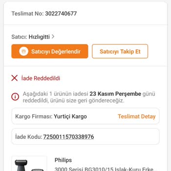 Trendyol'da Zorla Satış Ve İade Sorunu