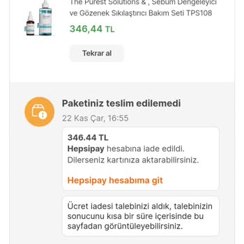 Hepsiburada Siparişim Neden İptal Oldu?