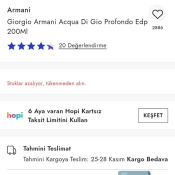 Boyner'den Aldığım Parfüm