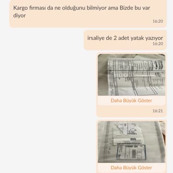 Trendyol Eksik Sipariş Teslimatı