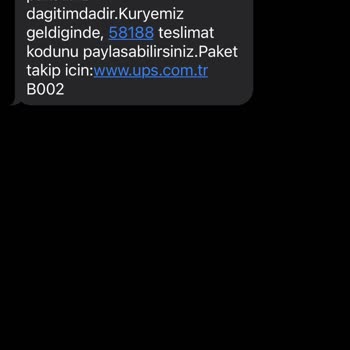 UPS Türkiye Kargomu Getirmiyorlar Kargo