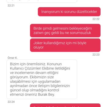 Yemeksepeti Çiğköfte Time Eksik Sipariş