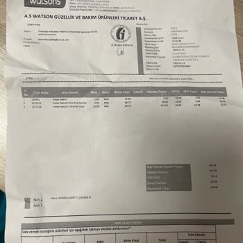 Kotex Tarihi Geçmiş Ürün Gönderimi