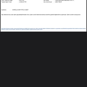 Onlineotoyedekparca.com Satın Aldığım Ürün, Bana Gönderilmedi