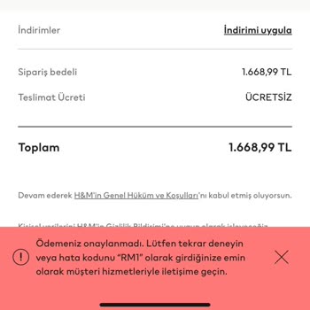 HM Online Alışveriş