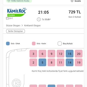 Kamil Koç'un Saçma Fiyat Politikası