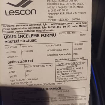 Lescon Basketbol Ayakkabı Hakkında