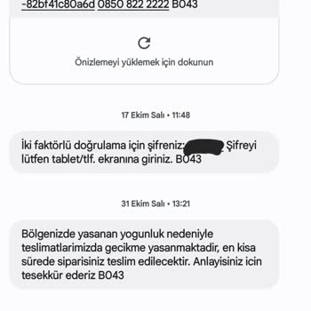 Dijital Kurye 1 Buçuk Aydır Gelemeyen Hattım