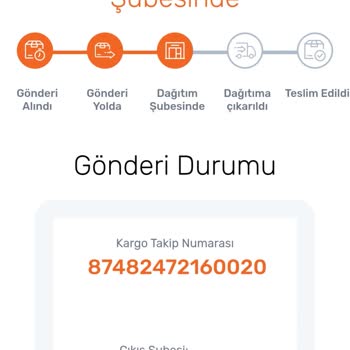 Sürat Kargo Kargo Elime Ulaşmıyor.