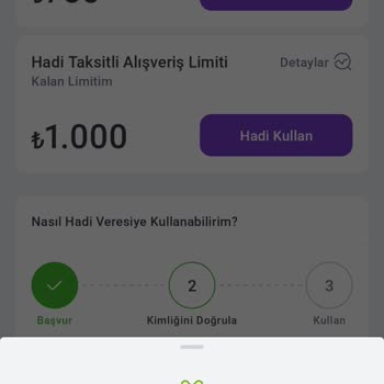 Hadi Tom Pay Veresiye Uygulaması Kullanımı İçin Kimlik Doğrulama Sorun