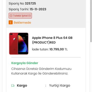 EasyCep iPhone 8 Plus Red İade Ettiğim Cihazın Parasını İade Etmediler