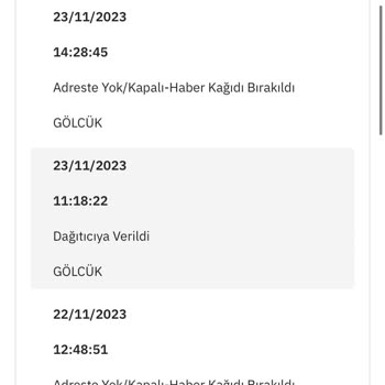 PTT Kargonun Yanlış Beyanı