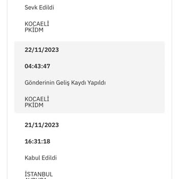 PTT Kargonun Yanlış Beyanı