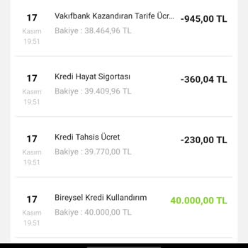 VakıfBank Kazandıran Tarife Ücret İadesi
