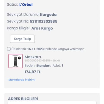 Sürekli Kargoyu Geciktiren Aras Kargo