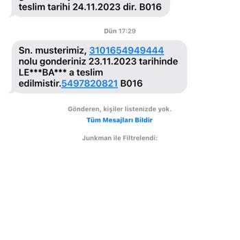 Aras Kargo Haberim Olmadan Bilgilerimi Kullanıp Kargo Göndermiş