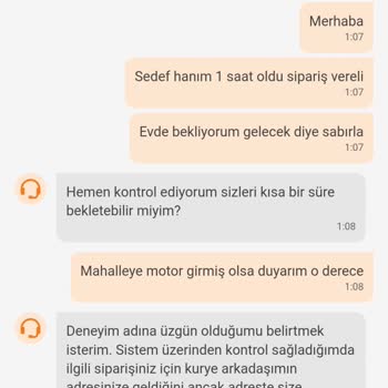 Trendyol GO Sipariş Süreç Hatası