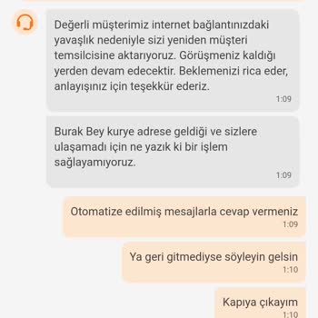 Trendyol GO Sipariş Süreç Hatası