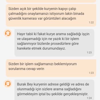 Trendyol GO Sipariş Süreç Hatası