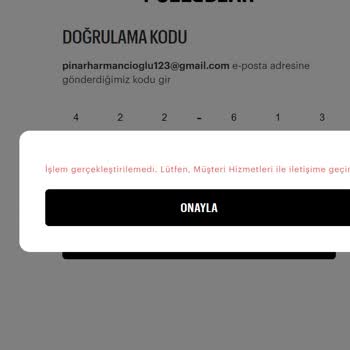 Pull and Bear Hesabıma Giriş Yapamıyorum